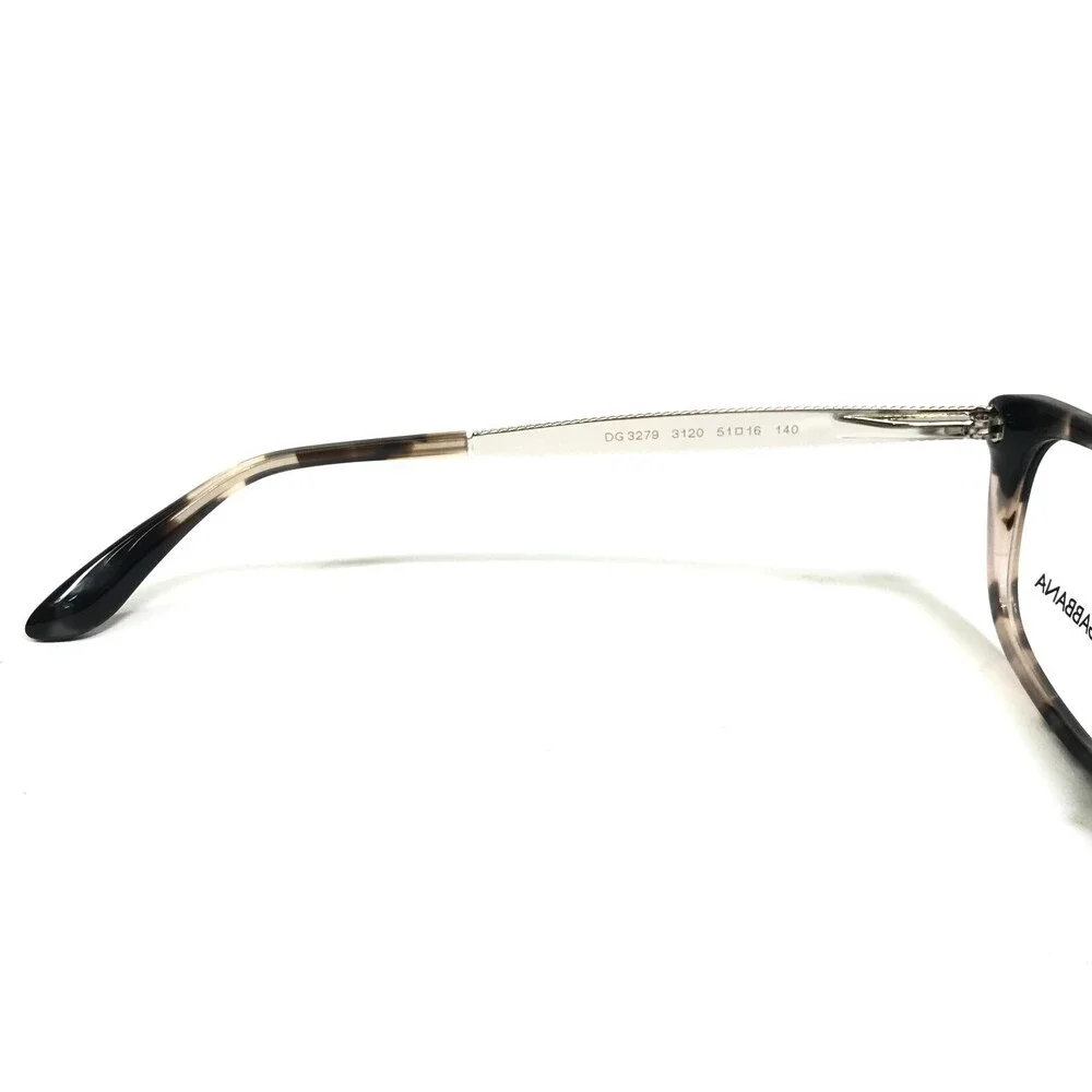 Dolce & Gabbana Eyeglasses Frames DG3279 3120 Gray Tortoise Silver 51-16-140